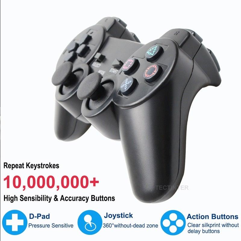 Modern Purple Wireless Joystick Gamepad Controller Along With Double Vibration Shock Perfect For PC Laptop Smart TV
