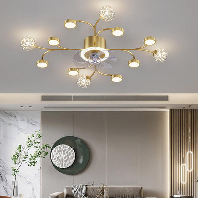 Iron Modern Ceiling Fan