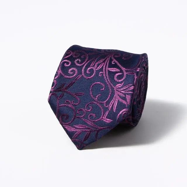 Modern Style Black Brown Wedding Neck Ties For Men Stylish Stripe Design Wedding And Casual Suit Neckties For Men