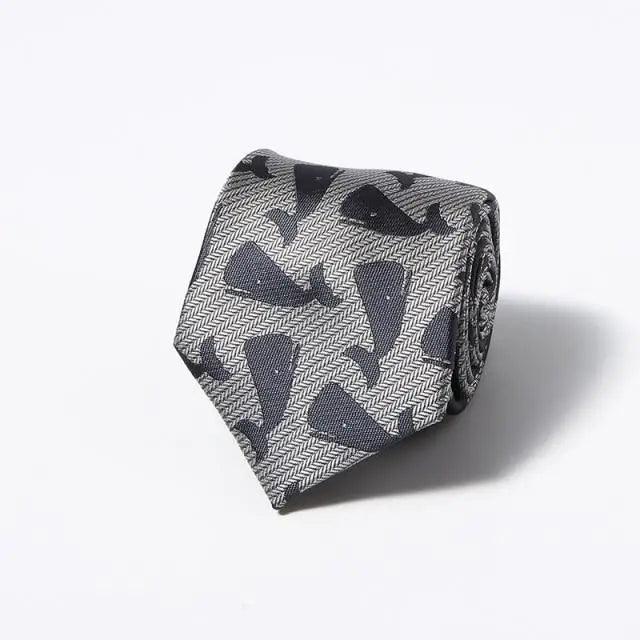 Modern Style Black Brown Wedding Neck Ties For Men Stylish Stripe Design Wedding And Casual Suit Neckties For Men