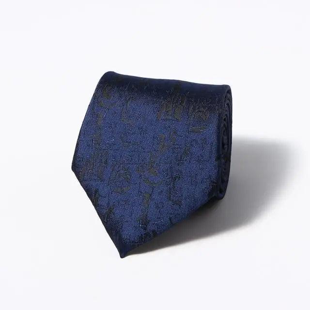 Modern Style Black Brown Wedding Neck Ties For Men Stylish Stripe Design Wedding And Casual Suit Neckties For Men