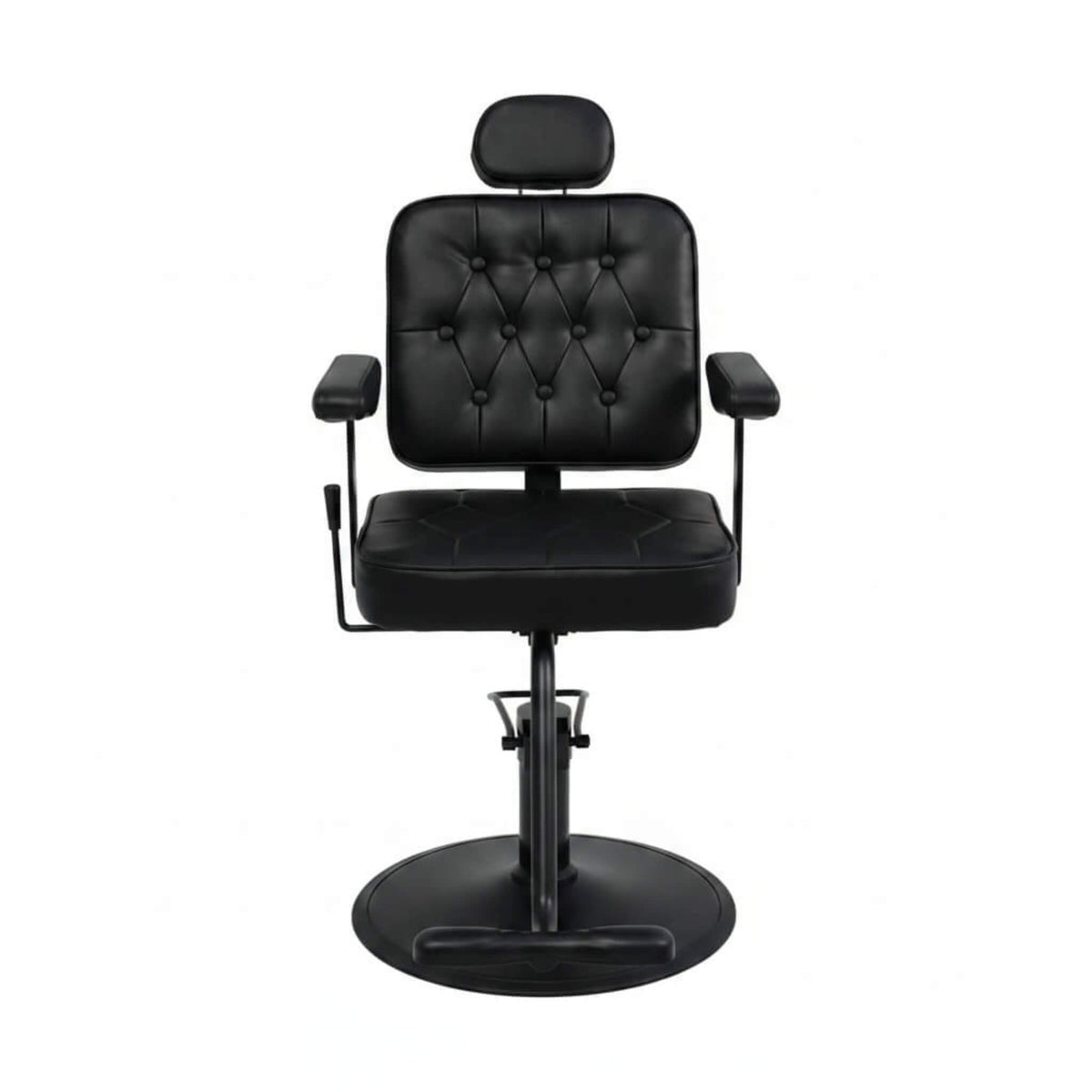 Modern Vintage Hydraulic PU Leather Reclining Barber Chair (SAK59102)