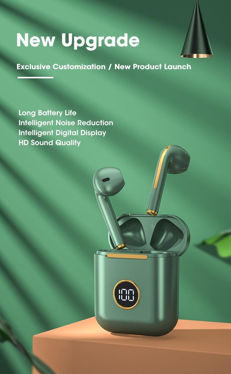 Modern White Wireless Bluetooth Headphones Waterproof HIFI-Sound Music Earphones For Outdoor Sport Workout Headset Sports Headphones Wireless Wearable Music Player Built-in Sweatproof Headphones With Charging Case Bluetooth 5.0