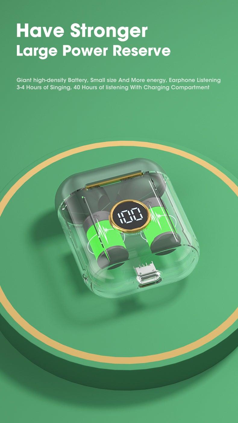 Modern White Wireless Bluetooth Headphones Waterproof HIFI-Sound Music Earphones For Outdoor Sport Workout Headset Sports Headphones Wireless Wearable Music Player Built-in Sweatproof Headphones With Charging Case Bluetooth 5.0