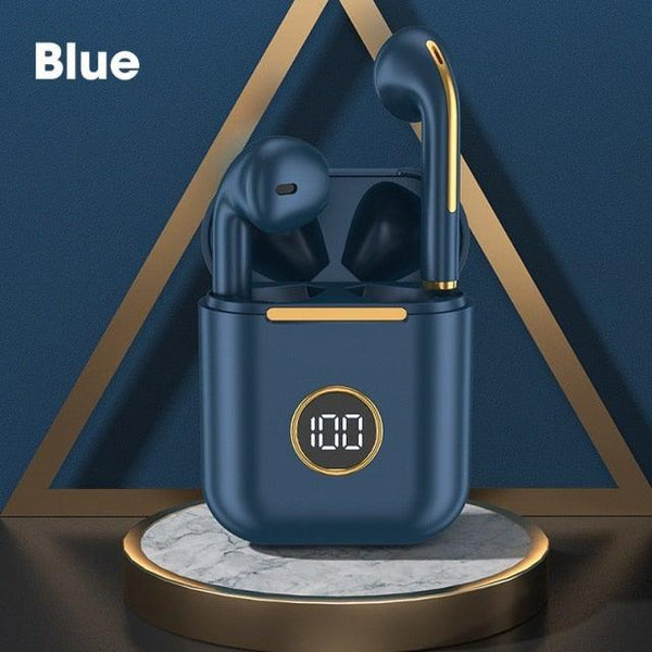 Modern White Wireless Bluetooth Headphones Waterproof HIFI-Sound Music Earphones For Outdoor Sport Workout Headset Sports Headphones Wireless Wearable Music Player Built-in Sweatproof Headphones With Charging Case Bluetooth 5.0