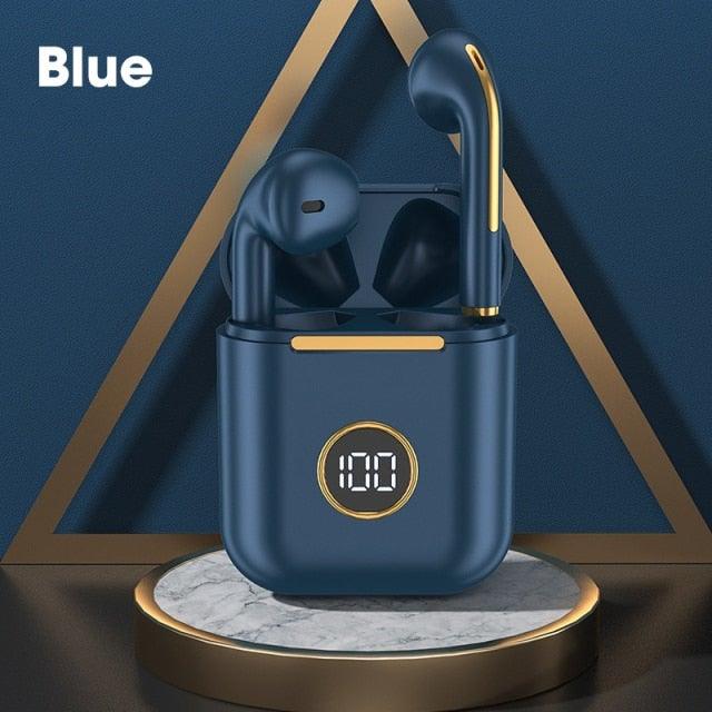 Modern White Wireless Bluetooth Headphones Waterproof HIFI-Sound Music Earphones For Outdoor Sport Workout Headset Sports Headphones Wireless Wearable Music Player Built-in Sweatproof Headphones With Charging Case Bluetooth 5.0