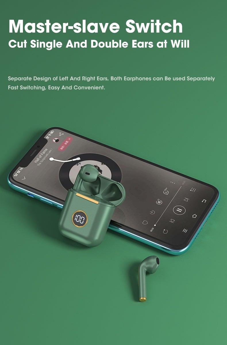 Modern White Wireless Bluetooth Headphones Waterproof HIFI-Sound Music Earphones For Outdoor Sport Workout Headset Sports Headphones Wireless Wearable Music Player Built-in Sweatproof Headphones With Charging Case Bluetooth 5.0