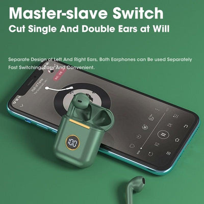 Modern White Wireless Bluetooth Headphones Waterproof HIFI-Sound Music Earphones For Outdoor Sport Workout Headset Sports Headphones Wireless Wearable Music Player Built-in Sweatproof Headphones With Charging Case Bluetooth 5.0