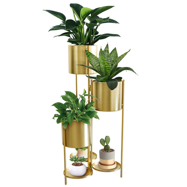 35.5'' High Metal Plant Stand 6 Tier 6 Potted Indoor Flower Pot Stand Holder