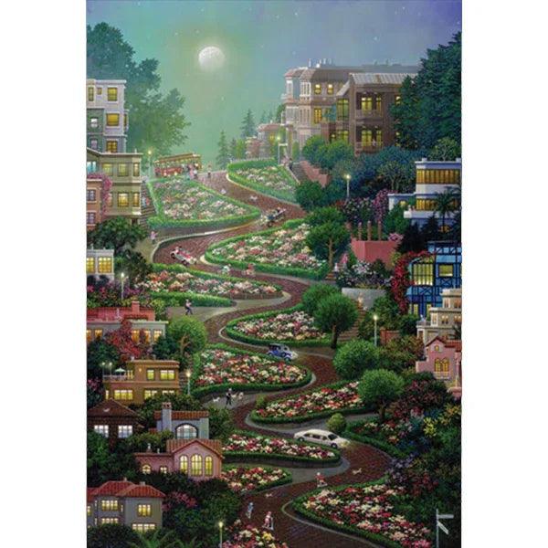Alexander Chen - Moon Over Lombard (v) - (FB) (UNFRAMED) - Gifts for You 'n Me