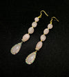 Morganite Dangling Earrings