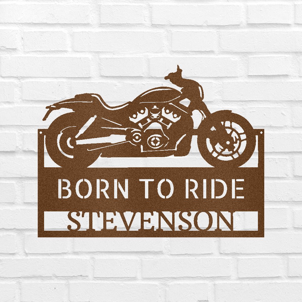 Motorcycle Decor - Custom Metal Sign
