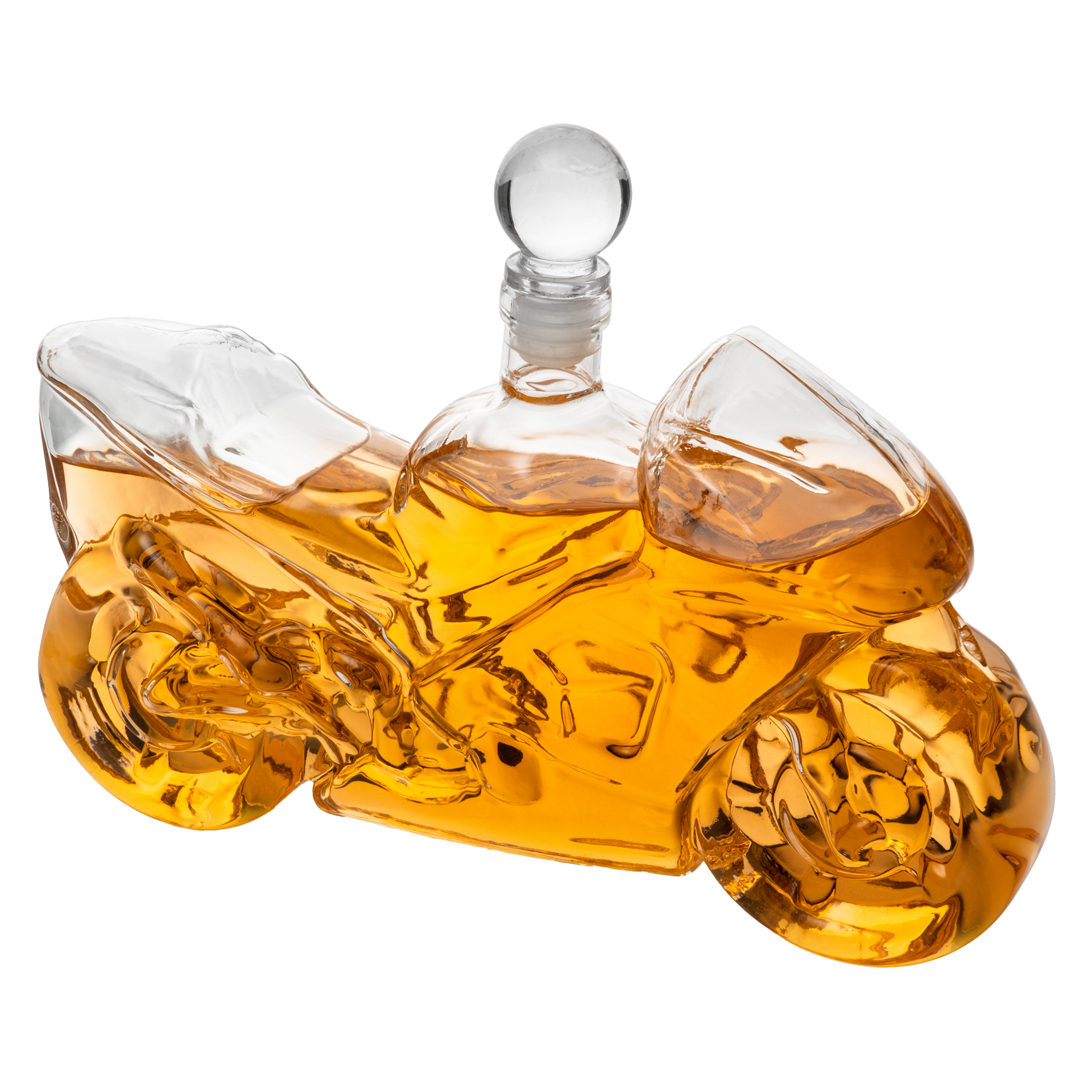 Motorbike Motorcycle Gift Decanter For Wine & Whiskey 750ml by The Wine Savant, Whiskey Gifts, Motorcycle Gifts, Sport Bike Gifts, Hell Ghost Harley-Davidson, Beer Scotch Bourbon Spirits Gifts for Men