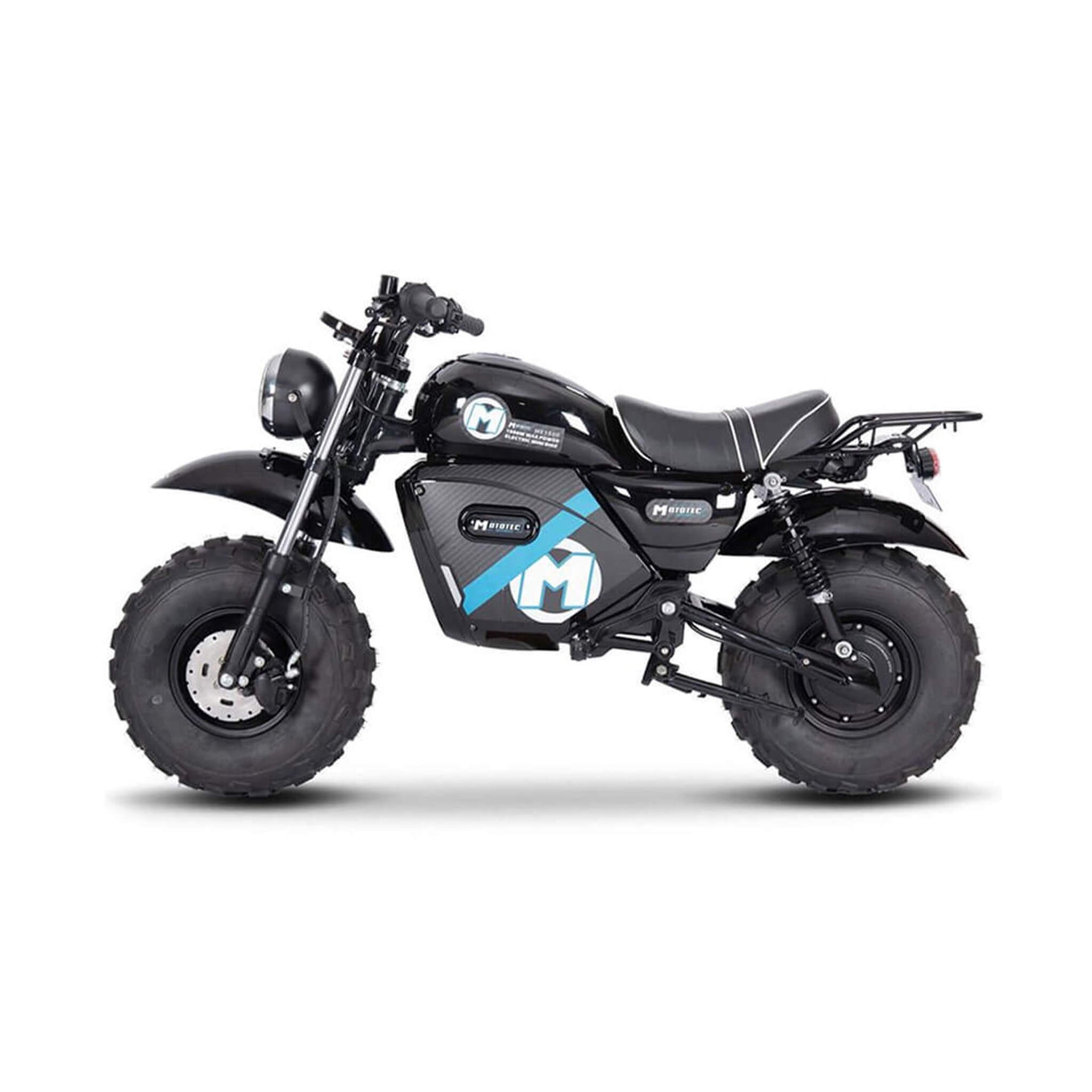 MotoTec 1500W 60V/20AH Electric Powered Mini Bike, Black (SAK32086)