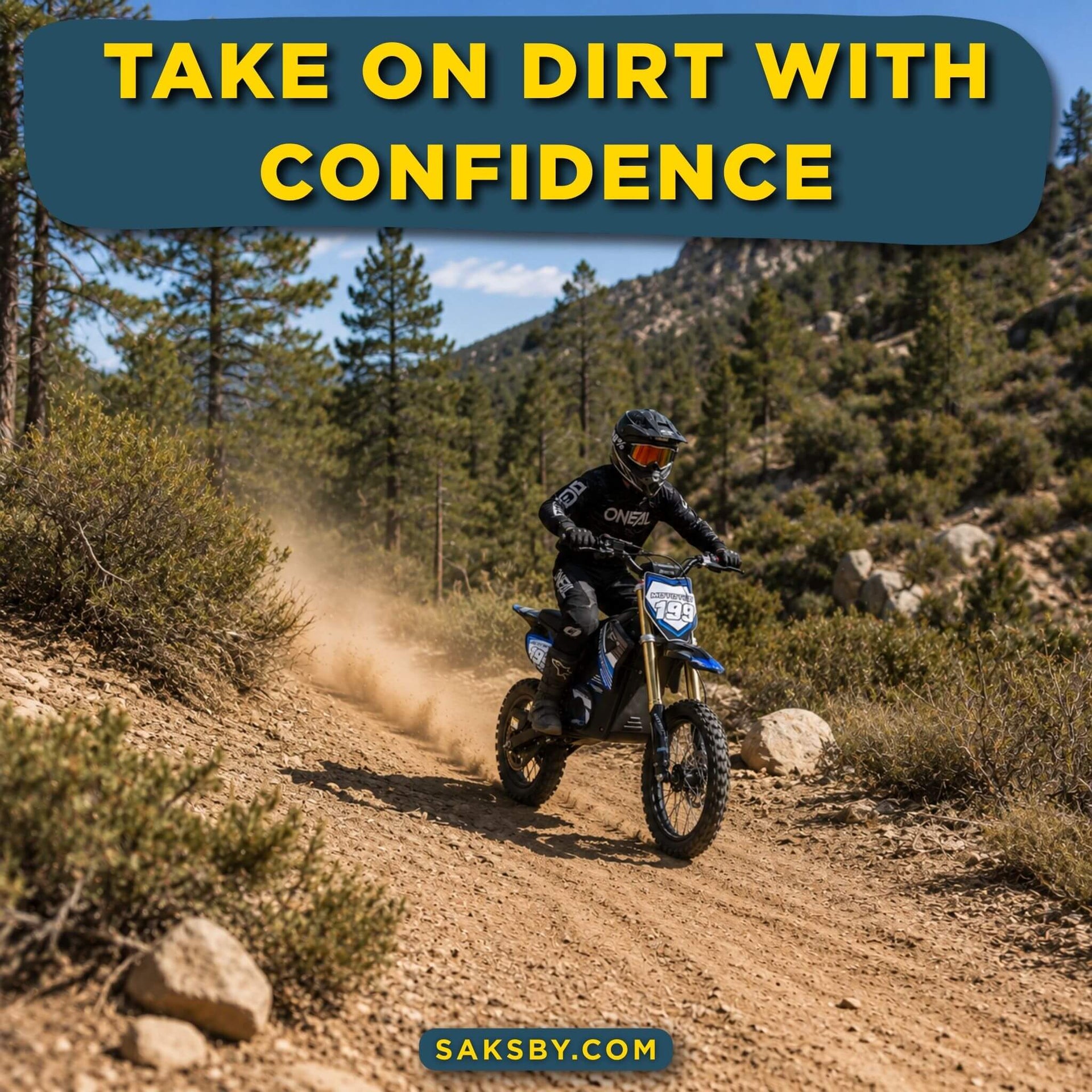 MotoTec 48V 1800W Pro High-Performance Electric Dirt Bike (SAK51948)