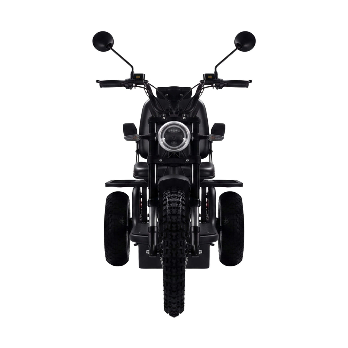 MotoTec 60V 1800W Black Three-Wheel Electric Scooter (SAK86025)