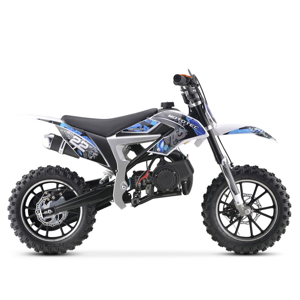 MotoTec Demon 50CC 2-Stroke Kids Gas Dirt Bike (SAK76541)