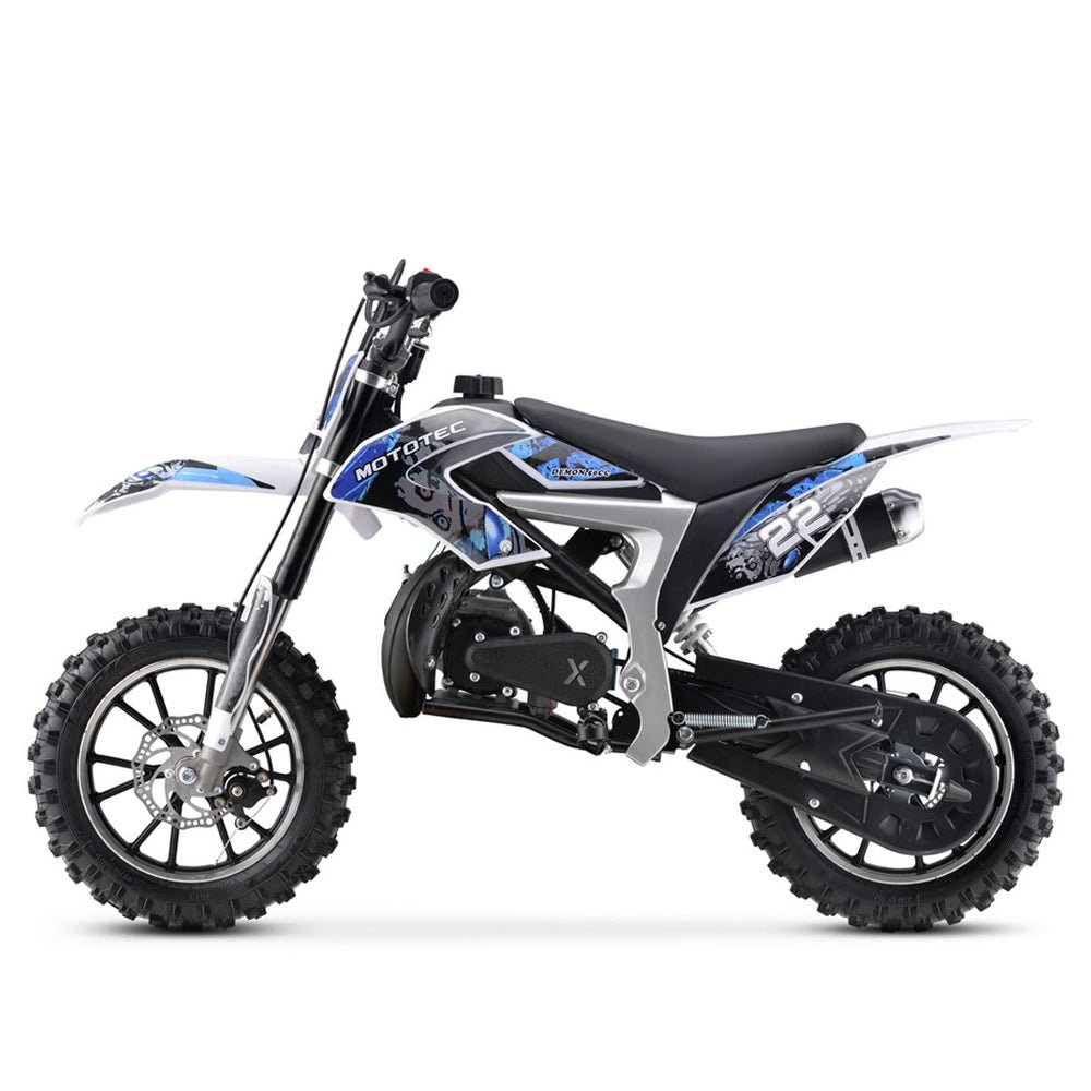 MotoTec Demon 50CC 2-Stroke Kids Gas Dirt Bike (SAK76541)