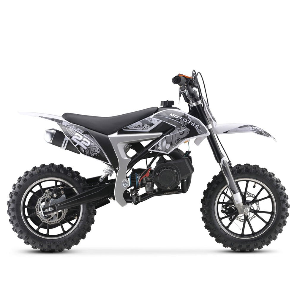 MotoTec Demon 50CC 2-Stroke Kids Gas Dirt Bike (SAK76541)
