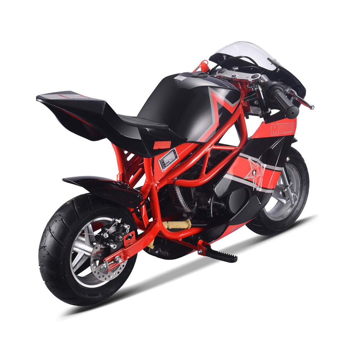 MotoTec GT 49CC 2-Stroke Premium Air Cooled Gas Pocket Bike (SAK68947)