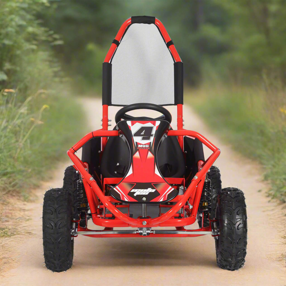 MotoTec Mud 98CC Full Suspension Gas Powered Go Kart (SAK28149)