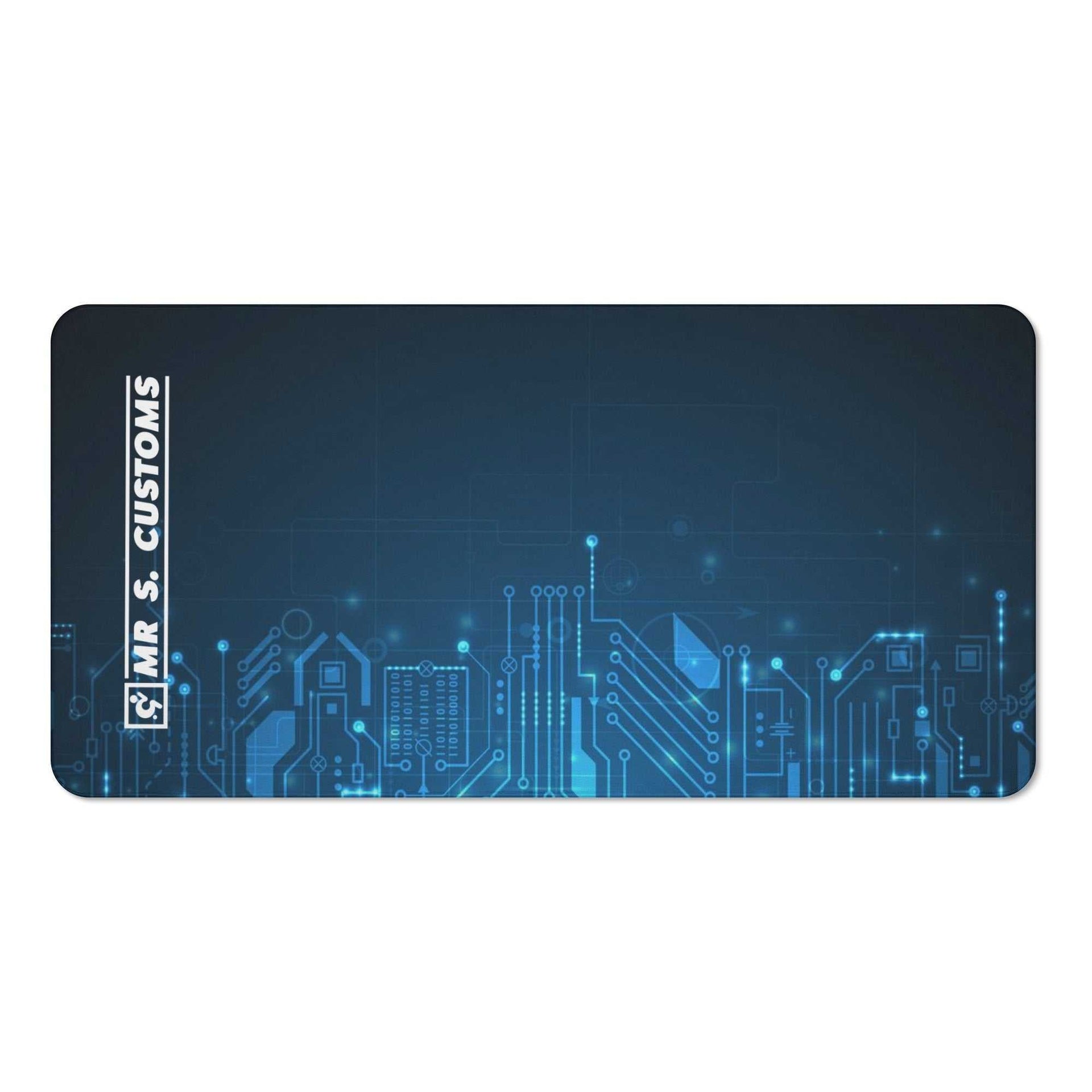 Mr S Customs - Bath / Beach Towel - Computer Circuit