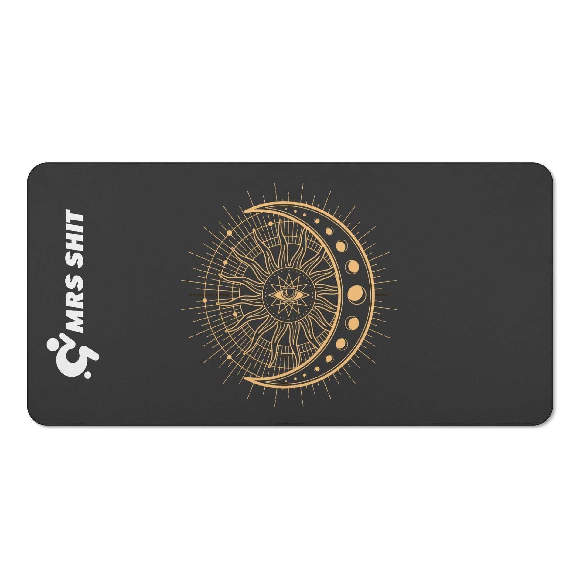 Mrs Shit - Bath / Beach Towel - All Seeing Eye - Black