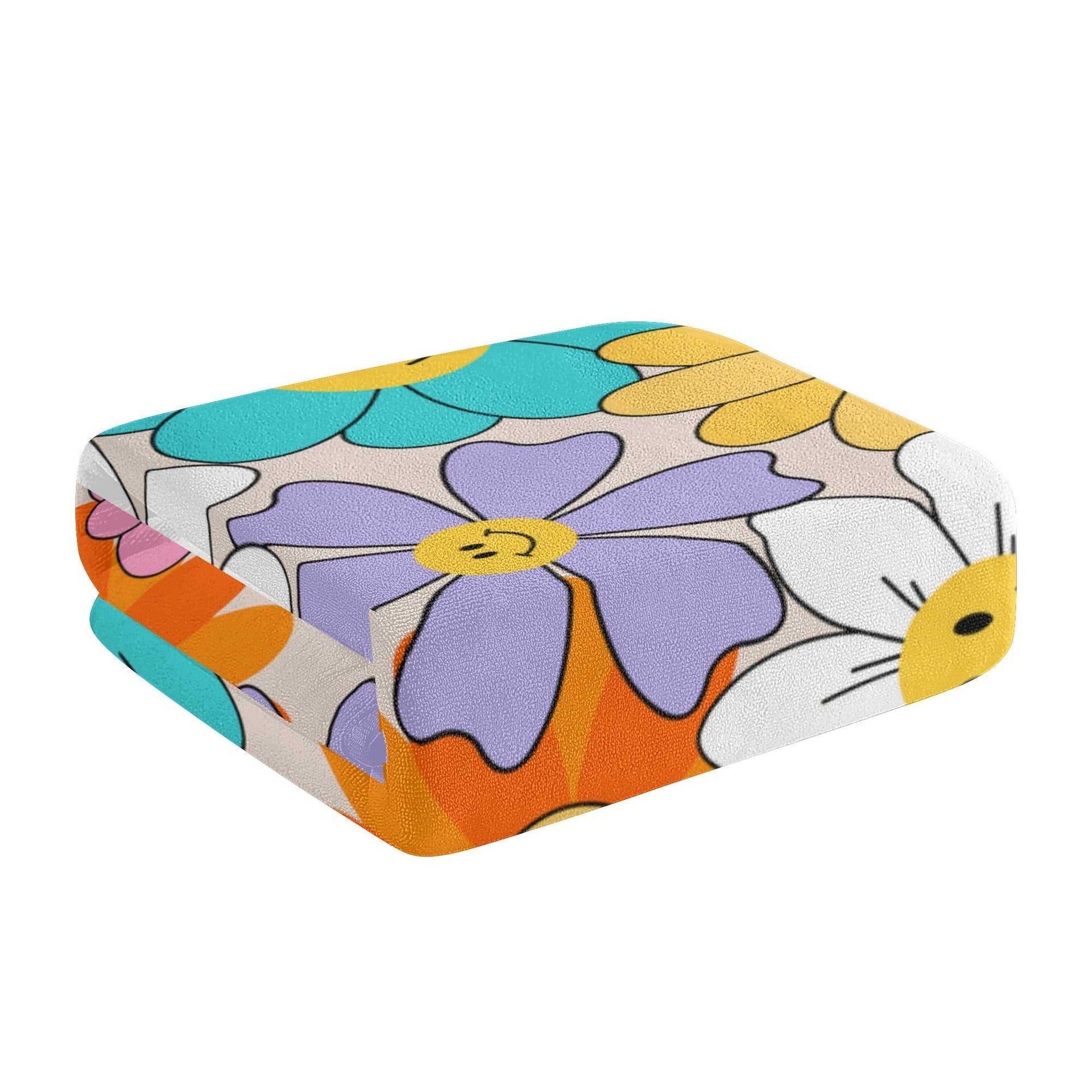 Mrs Shit - Bath / Beach Towel - Flower Power