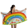 Mrs Shit - Bath / Beach Towel - Rainbow