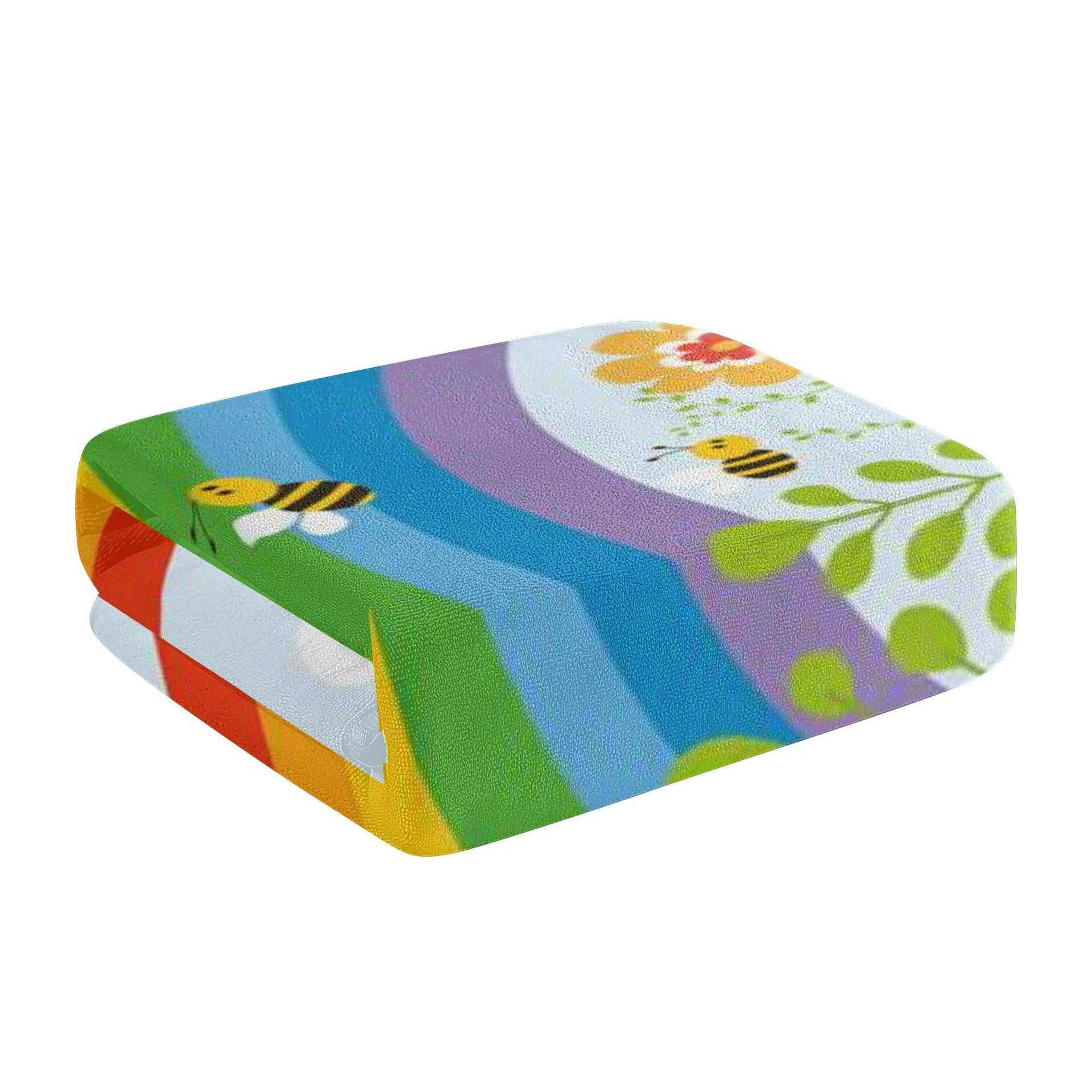 Mrs Shit - Bath / Beach Towel - Rainbow