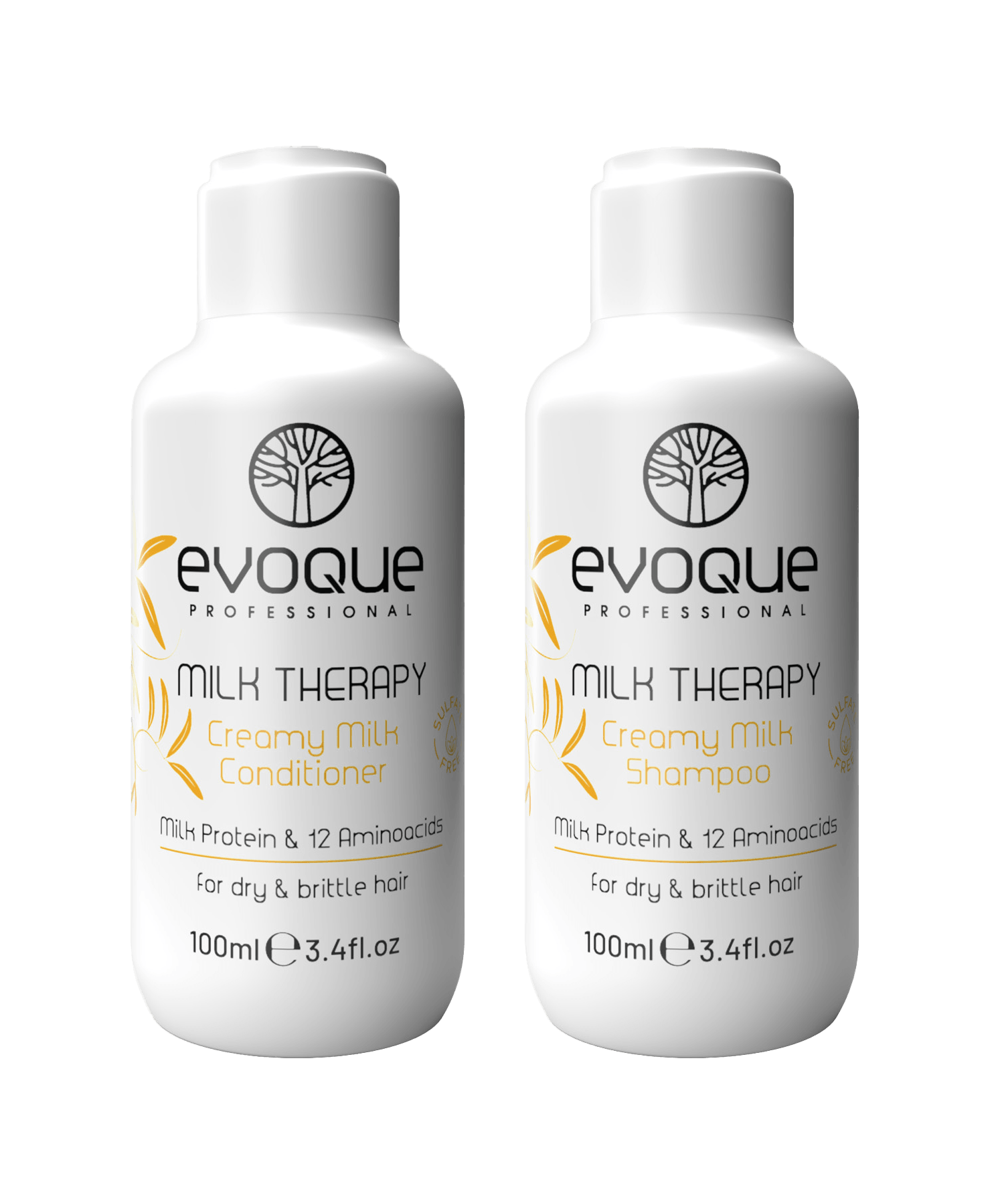 Milk Therapy Shampoo & Conditioner Travel Size 100ml