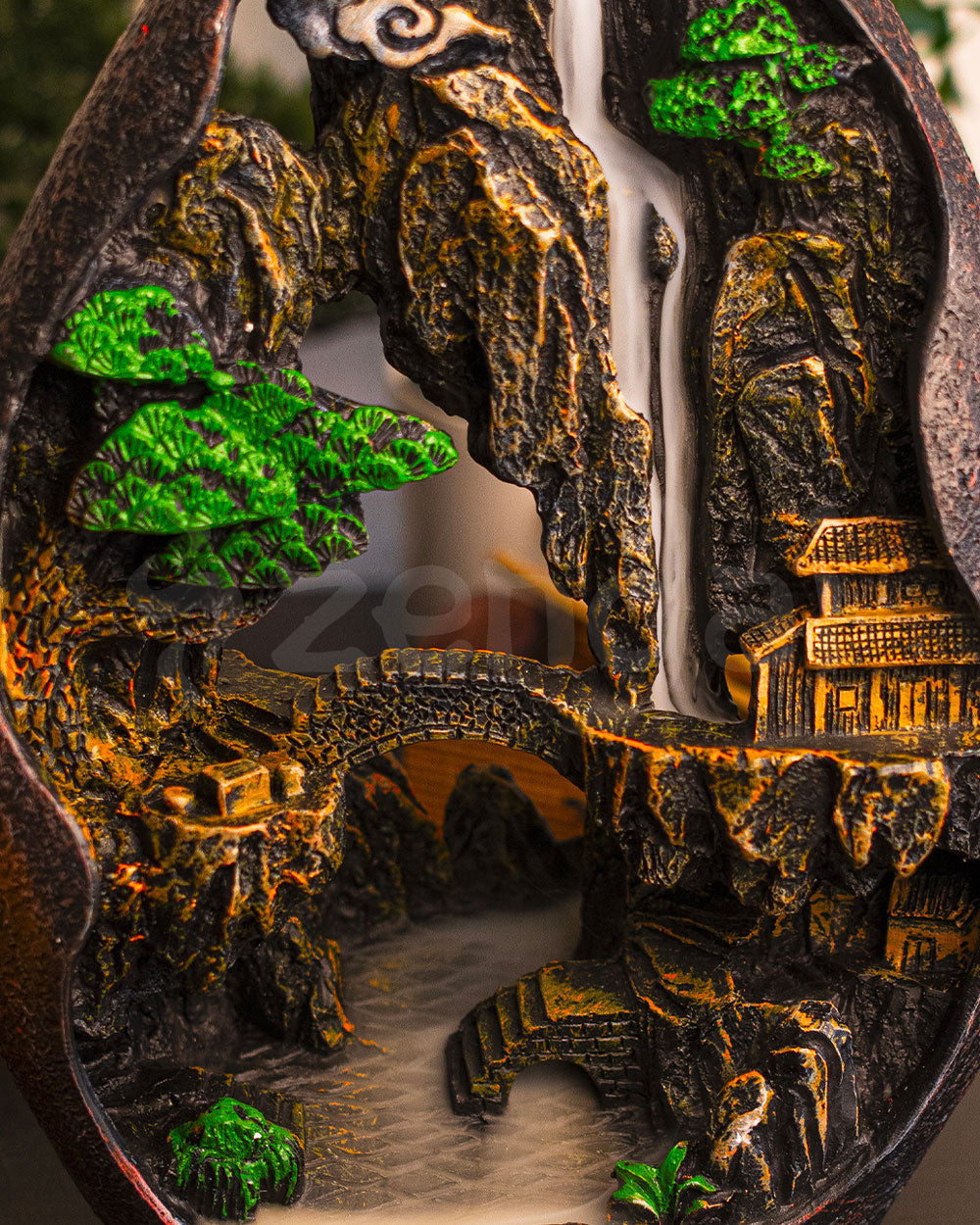 Mountain Temple - Backflow Incense Burner