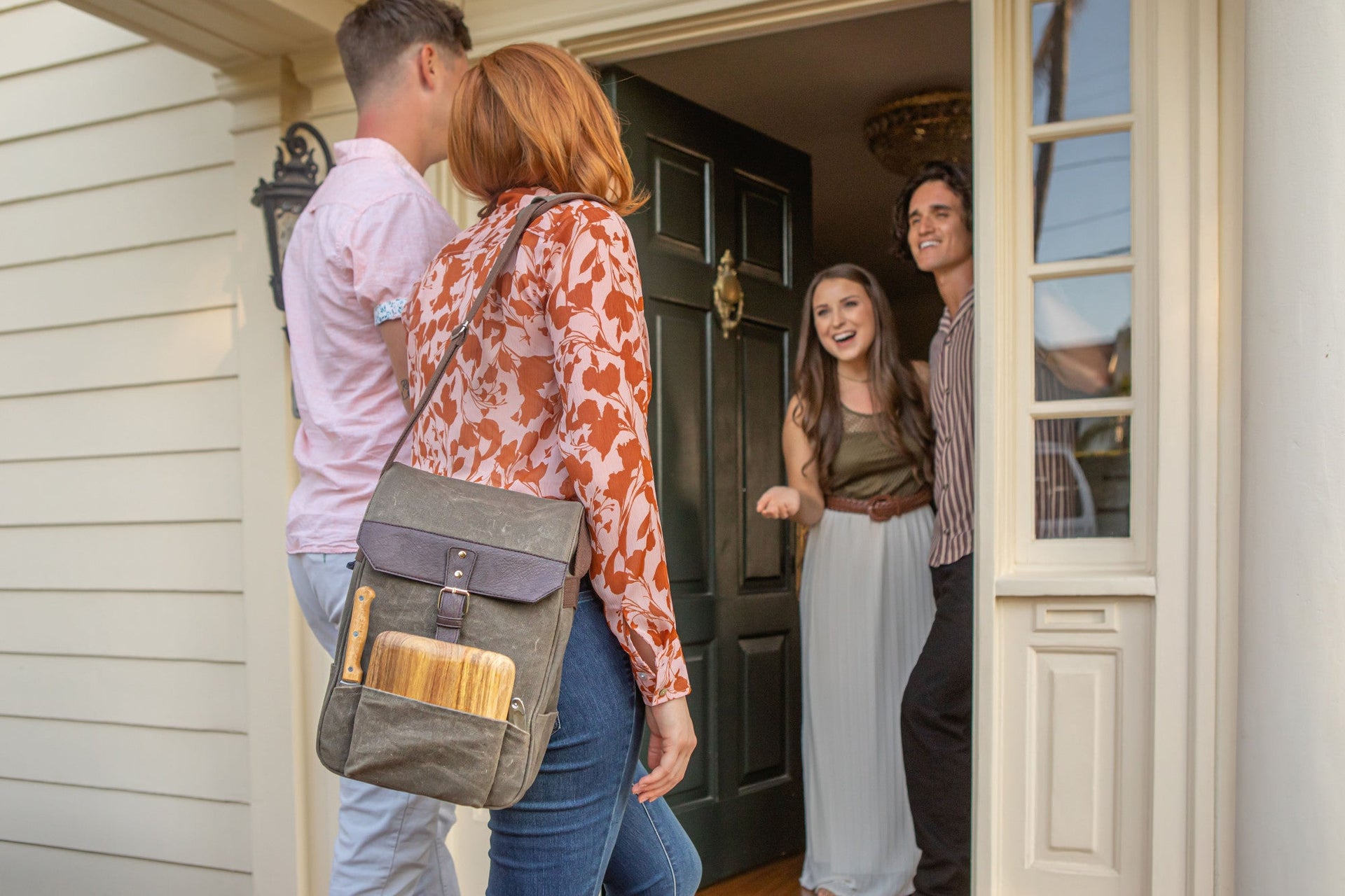 2 Bottle Insulated Wine & Cheese Cooler Tote