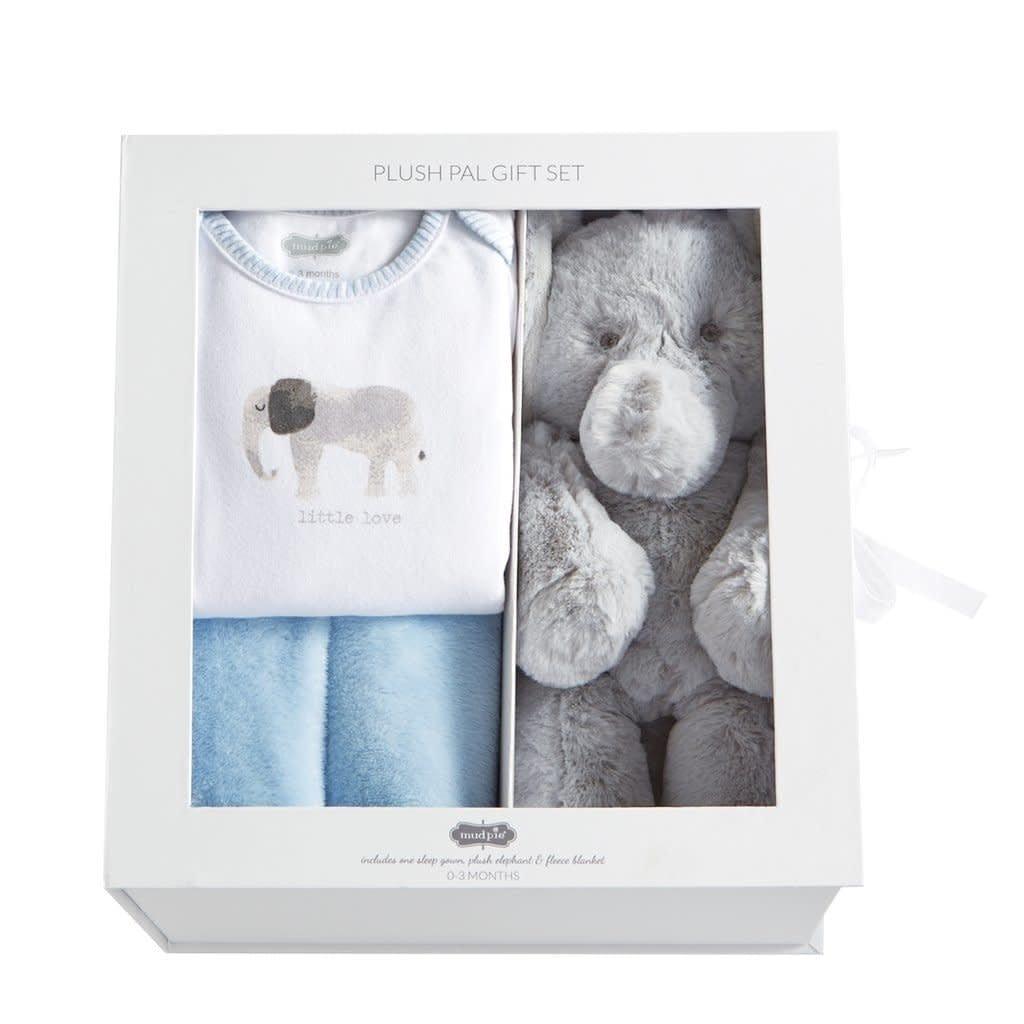 Mud Pie Elephant Plush Pal Gift Set