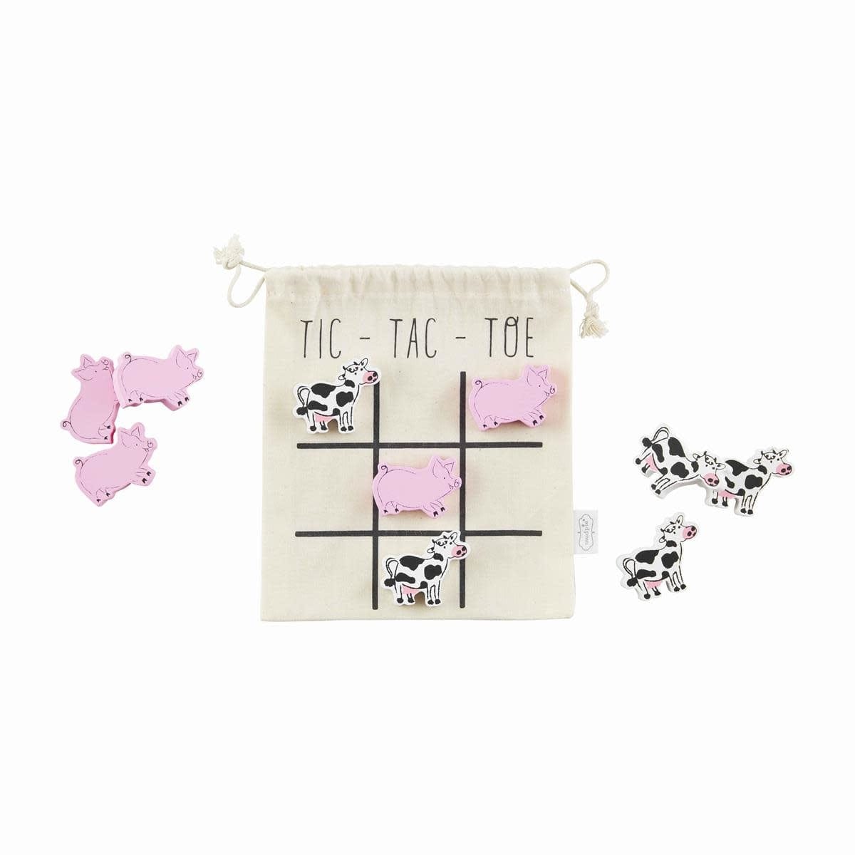 Mud Pie Tic-Tac-Toe Farm Set