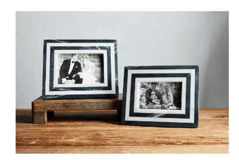 Mud Pie Small Duo Marble Frame