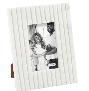 Mud Pie Small Stripe Marble Frame