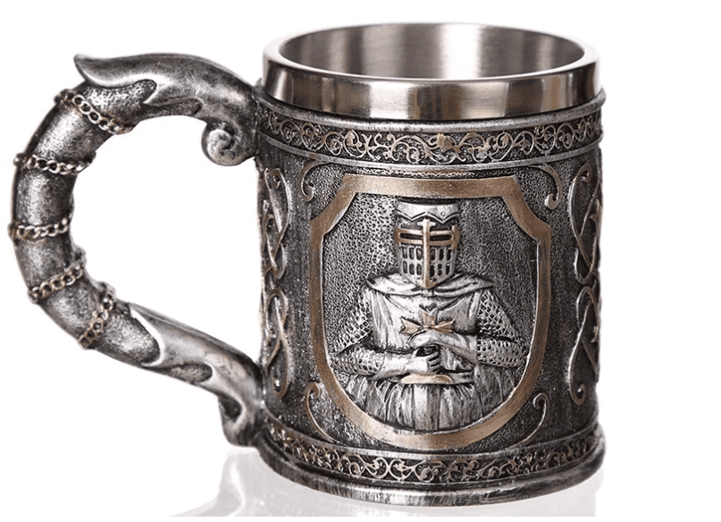 Templar Beer Stainless Steel Mug