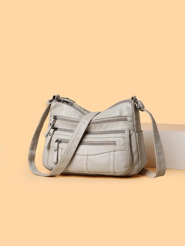 Multi-Compartment Crossbody Bag