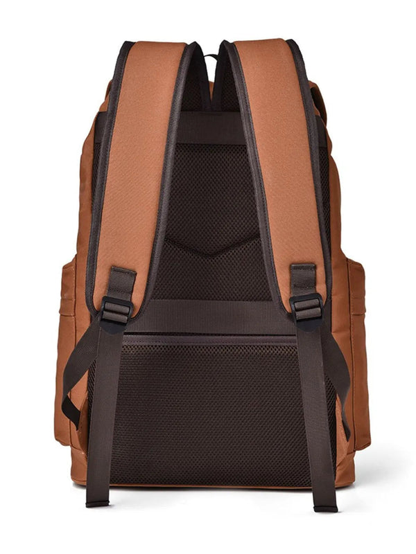 Multi Pockets Adjustable Strap Canvas Backpack Bag