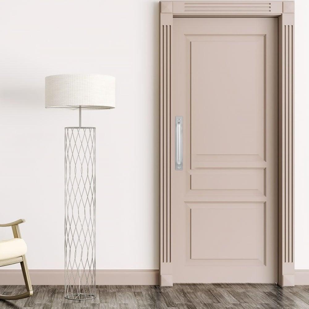 Multi-Purpose Door Handles Balcony Bedroom Cupboard Drawer Pulls Furniture Knobs Kitchen Bar Cabinet Door Handles Grab Hole Free Kitchen Cabinet Handle Furniture Hardwar