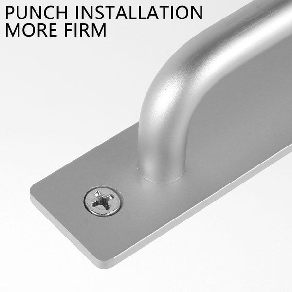Multi-Purpose Door Handles Balcony Bedroom Cupboard Drawer Pulls Furniture Knobs Kitchen Bar Cabinet Door Handles Grab Hole Free Kitchen Cabinet Handle Furniture Hardwar
