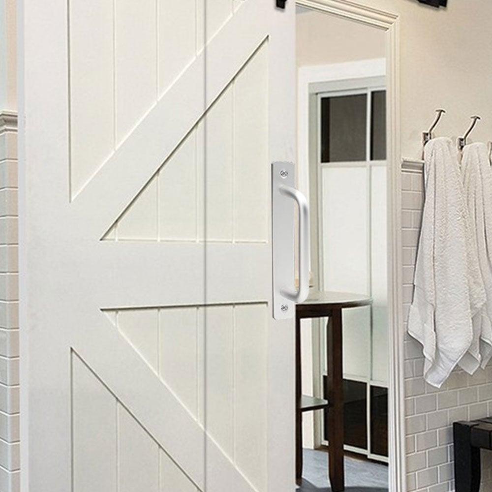 Multi-Purpose Door Handles Balcony Bedroom Cupboard Drawer Pulls Furniture Knobs Kitchen Bar Cabinet Door Handles Grab Hole Free Kitchen Cabinet Handle Furniture Hardwar