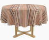 Striped Round Tablecloth - Cotton