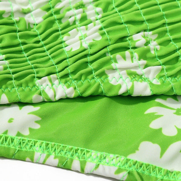 Multicolored Women Swimwear Modern Push Up Swimsuit Micro Bikinis Set Swimming Bathing Suit Beachwear Bikini Women's Bikini Set Two Piece Ribbed Padded Front Back Self-tie Triangle Bikini Lace Up Bottom