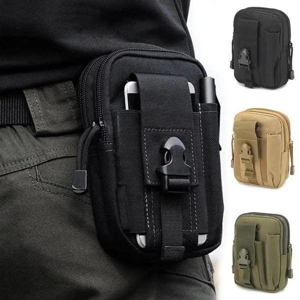 Multifunction Classic Water-Resistant Phone Bag Outdoor Waist Bag Portable Durable Large Capacity Bags
