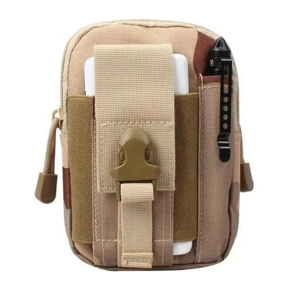 Multifunction Classic Water-Resistant Phone Bag Outdoor Waist Bag Portable Durable Large Capacity Bags