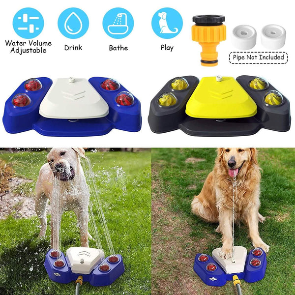 Multifunctional Automatic Pet Water Dispenser Outdoor Step-on Activated Sprinkler