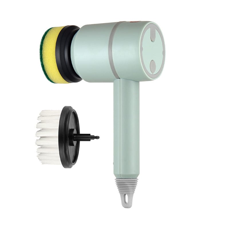 Multifunctional Electric Cleaning Brush with Scouring Pad Attachment