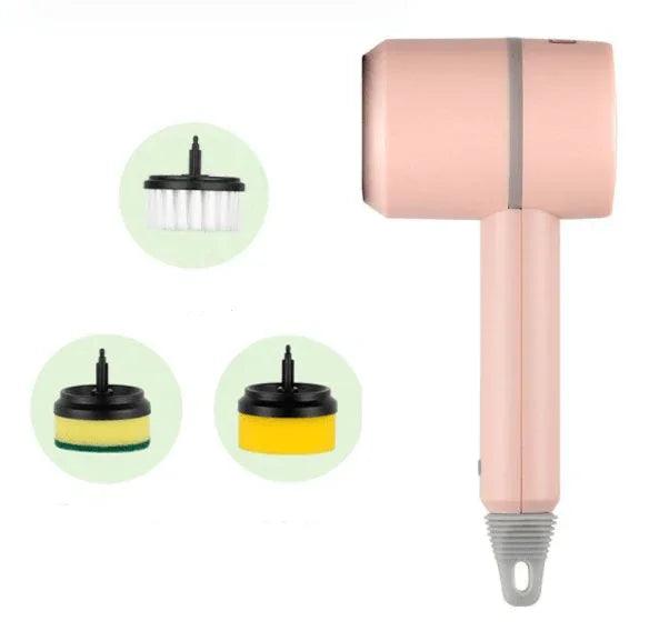 Multifunctional Electric Cleaning Brush with Scouring Pad Attachment - Gifts for You 'n Me